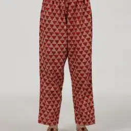 tjori Women Printed Pants with Elasticated Waistband-picture-35