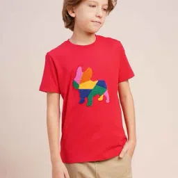 jack & jones Boys Embroidery Crew- Neck T-shirt image 1