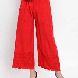 clora creation Floral Embroidered Palazzos-picture-39