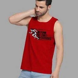 juxar Men Typographic Print Round-Neck Vest-picture-35