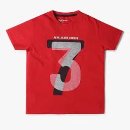 pepe jeans Boys Cadet Printed Regular Fit Round-Neck T-Shirt-picture-15