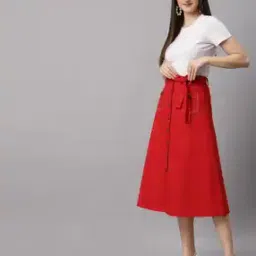 neudis Belted A-Line Skirt-picture-26