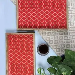 vareesha Set of 2  Rectangular Trays-picture-51