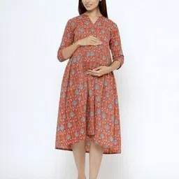 crafiqa Women Printed Fit & Flare Dress-picture-11