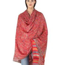 exotic india Women Paisley Woven Kani Jamawar Stole-picture-37