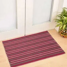 klotthe Striped Rectangular Shape Bathmat 23" x 35"-picture-20