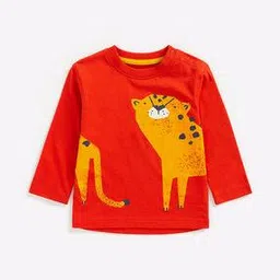 mothercare Cheetah Graphic Print Round-Neck T-shirt-picture-11