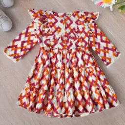 bella moda Women Embroidered Fit & Flare Dress image 1