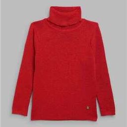 blue giraffe Cotton High-Neck Pullover-picture-39