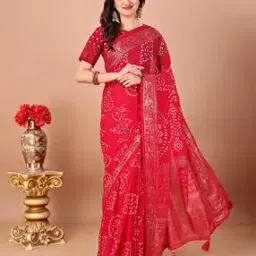 leeli peeri designer Women Printed Saree with Contrast Border-picture-29