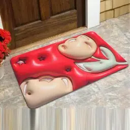 dakshya industries 3D-Print Rectangular Antiskid Bathmat 23" x 15"-picture-15