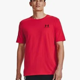 under armour Men Logo Print Regular Fit Crew-Neck T-Shirt-picture-13
