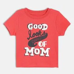 mini klub Typographic T-Shirt with Round Neck-picture-14