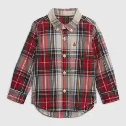 gap kids Boys Checked Relaxed Fit Shirt-picture-19