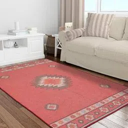 aazeem Geometric Pattern Non-Slip Carpet 5' x 4'-picture-47