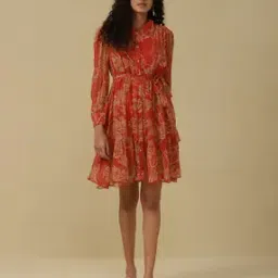 aarke ritu kumar Loose Fit Printed Shirt Dress-picture-34