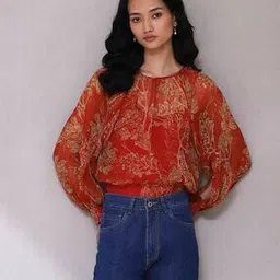 aarke ritu kumar Printed Loose Fit Top-picture-12