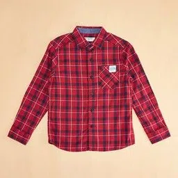 pantaloons junior Boys Checks Regular Fit Shirt-picture-12