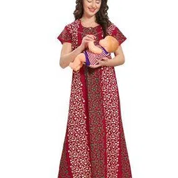 av2 Floral Print Maternity Nighti-picture-51