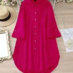 sheetal associates Women Striped Shirt Dress with Patch Pocket-picture-37