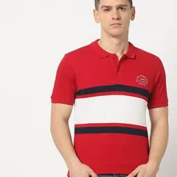 lee cooper Men Colourblock Relaxed Fit Polo T-Shirt-picture-20
