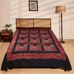 fabindia 120 TC Printed King Size Bed Cover-picture-27