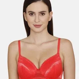 zivame Heartstopper Padded Non-Wired 3/4th Coverage T-Shirt Bra-picture-24