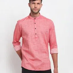 cross court Heathered Slim Fit Short Kurta-picture-27