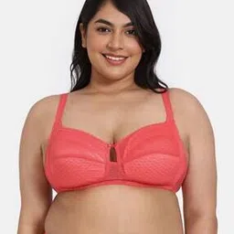 zivame Heartstopper Double Layered Non-Wired Non-Padded Full Coverage Super Support Bra-picture-46