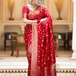 nyrika Women Zari Woven Banarasi Saree-picture-46