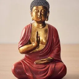 pure home and living Sitting Polyresin Religious Idols Buddha Sculpture-picture-25