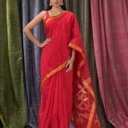 angoshobha Floral Printed Jamdani Saree-picture-40