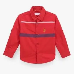 Boys Striped Regular Fit Shirt-image-69