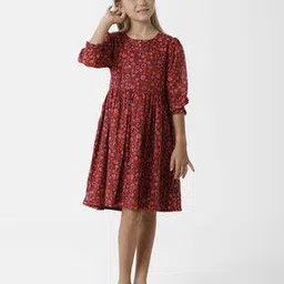 kate & oscar Floral Printed Fit and Flare Dress-picture-29