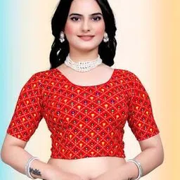 tanishm feb tex Women Printed Round-Neck Blouse-picture-22