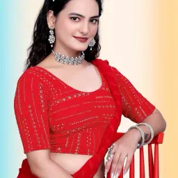 tanishm feb tex Women Rpound Neck Slip-On Blouse image 1