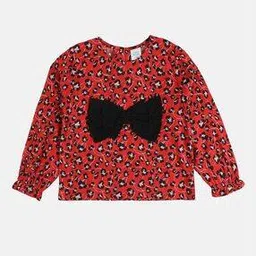 miniklub Girls Animal Print Regular Fit Top-picture-45