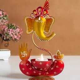 arus Handcrafted Ganesha Candle Holder-picture-16