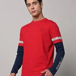 proline Regular Fit Colourblock Crew-Neck T-Shirt-picture-22