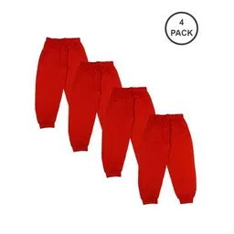 sakuya Pack of 4 Boys Mid-Rise Joggers with Elasticated Waistband-picture-28