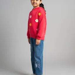 ed-a-mamma Sustainable Sweatshirt with All-Over Embroidery image 1