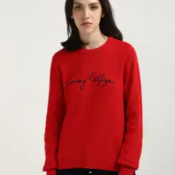 tommy hilfiger  Women Regular Fit Cotton Sweatshirt-picture-16