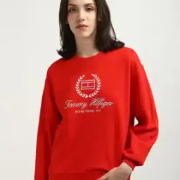 tommy hilfiger  Women Regular Fit Cotton Sweatshirt-picture-26