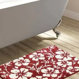 obsessions Floral Print Anti-Skid Bath Mat 28" x 21"-picture-42