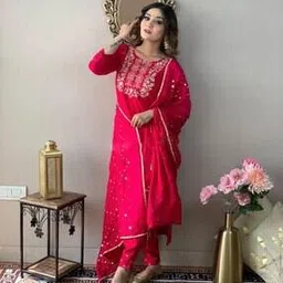styleelite Women Embroidery Straight Kurta Set-picture-52
