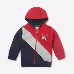 612 league Colourblock Zip-Front Hoodie-picture-51