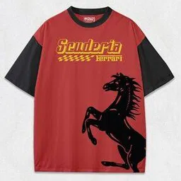 crazymonk Men Graphic Oversized Fit T-Shirt with Round Neck-picture-35