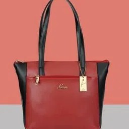 lavie Women Colourblock Tote Bag with Double Handles-picture-50