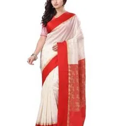 desh bidesh Bengal Garad Silk Puja Saree-picture-25