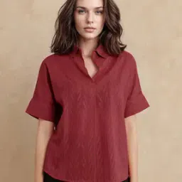 rareism Women Leaf Print Relaxed Fit Top-picture-31